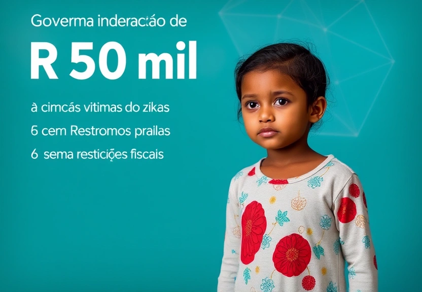 Representação visual de Governo libera indenização de R$ 50 mil a crianças vítimas do zika sem restrições fiscais