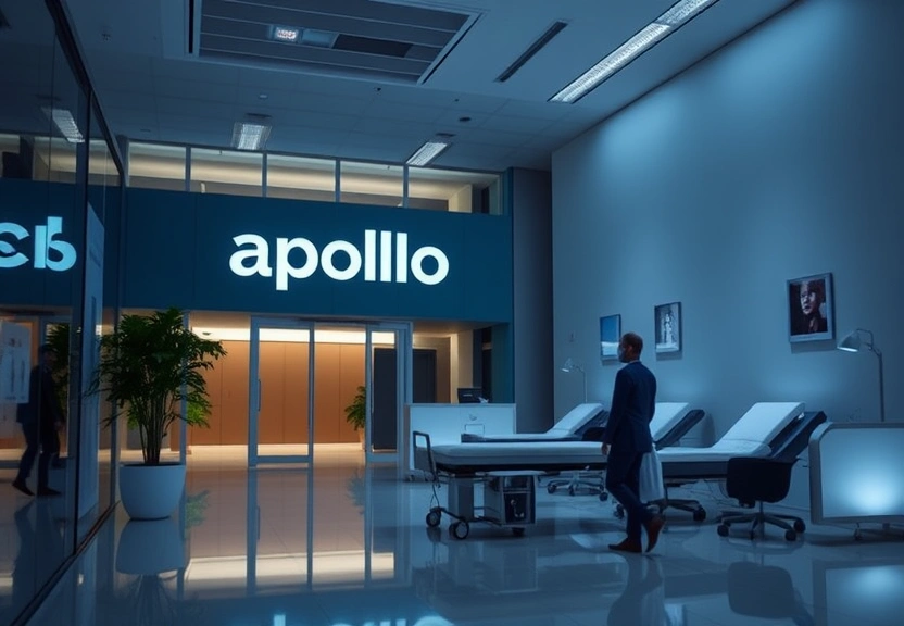 Representação visual de Apollo Hospitals Q1: Lucro Líquido Cresce 42% para R$ 433 Crore com Receita 15% Maior
