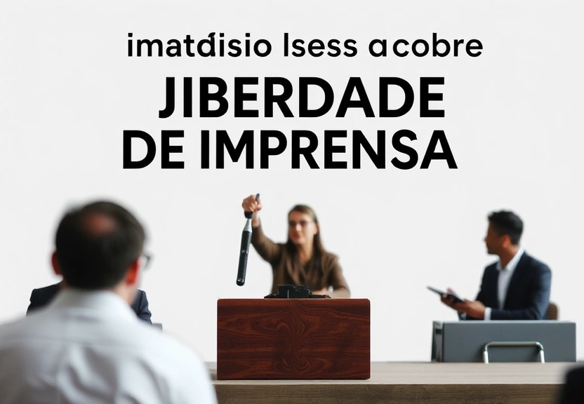 Representação visual de Seminário sobre Liberdade de Imprensa: Supremo e CNJ Debatem Papel do Judiciário