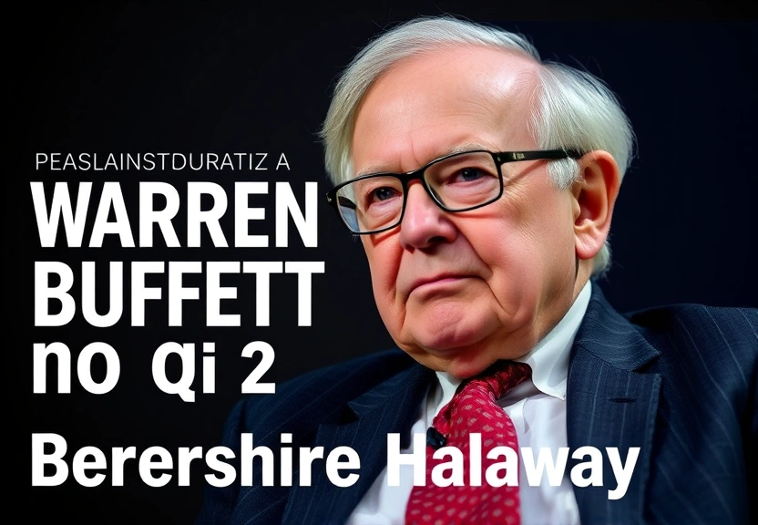 Representação visual de Descubra as 7 grandes movimentações de Warren Buffett no Q2 da Berkshire Hathaway