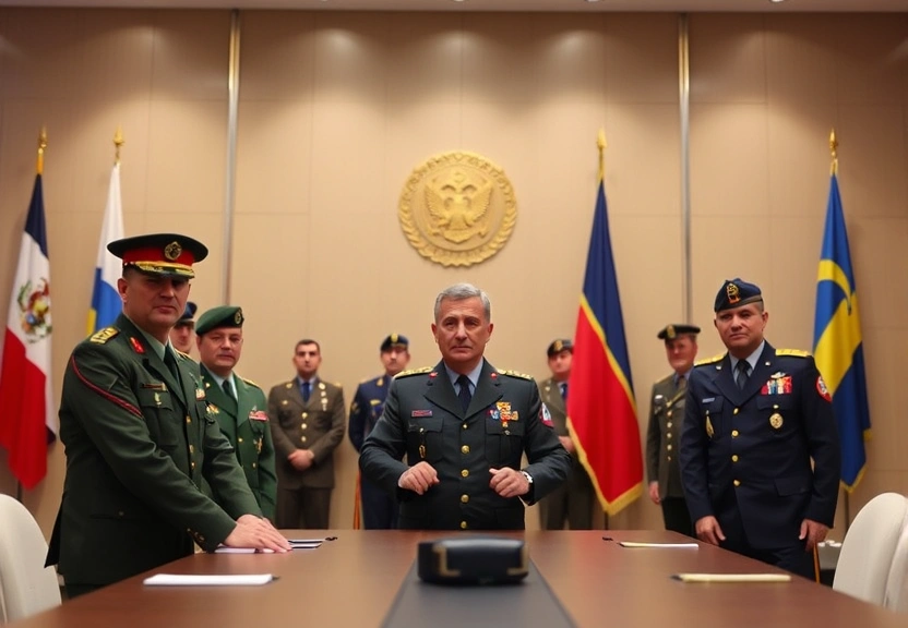 Representação visual de Reunião Crucial da OTAN: Chefes Militares Debatem Segurança da Ucrânia em 20 de Agosto