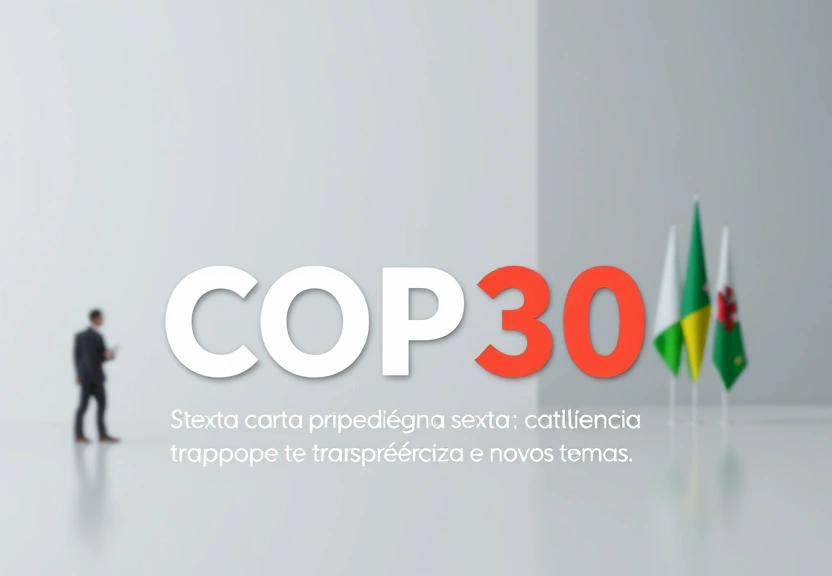 Representação visual de COP30: Sexta Carta da Presidência Promove Transparência e Novos Temas