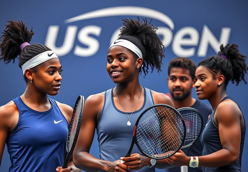 Representação visual de US Open: Naomi Osaka Derruba Coco Gauff e Félix Auger-Aliassime Vence Rublev