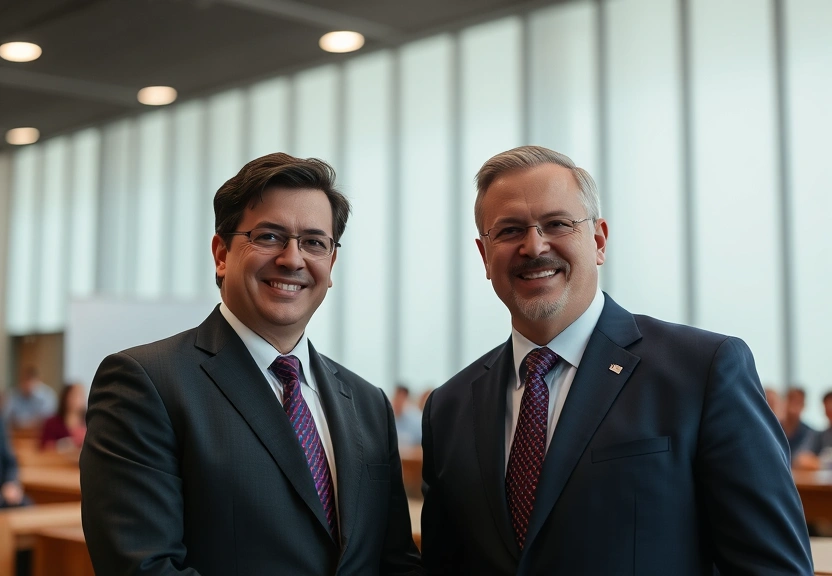 Representação visual de Marluce Caldas e Carlos Brandão assumem cargos de ministros no STJ em cerimônia histórica