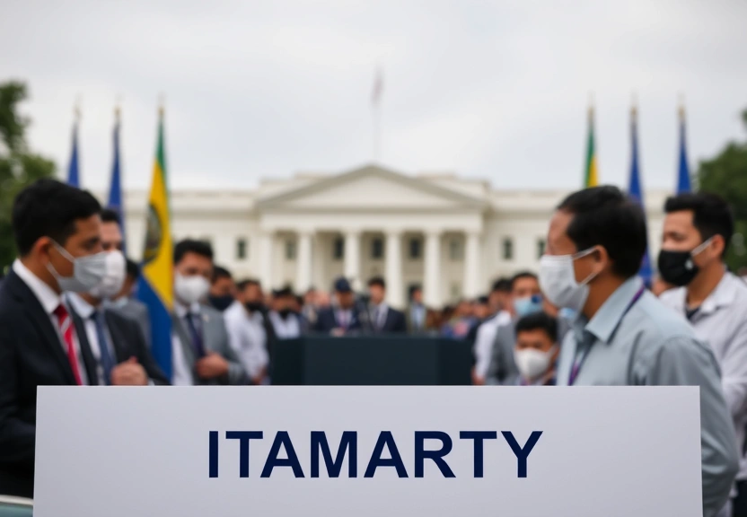 Representação visual de Itamaraty reafirma: ameaças não abalarão nossa democracia após declaração de Marco Rubio