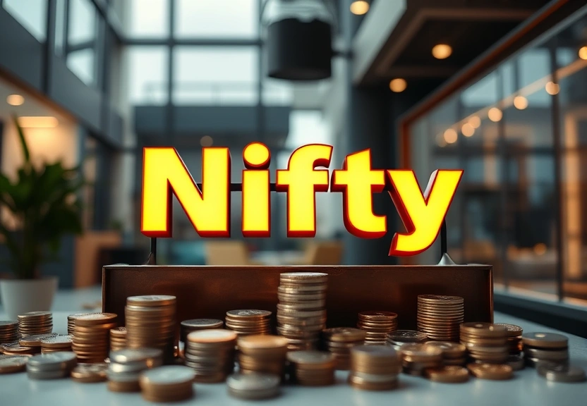 Representação visual de Nifty Supera 25,000: Conseguirá Manter o Nível em Meio à Insegurança Global?