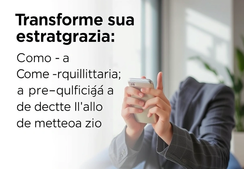 Representação visual de Transforme sua estratégia: Como a IA revoluciona a pré-qualificação de leads no setor imobiliário