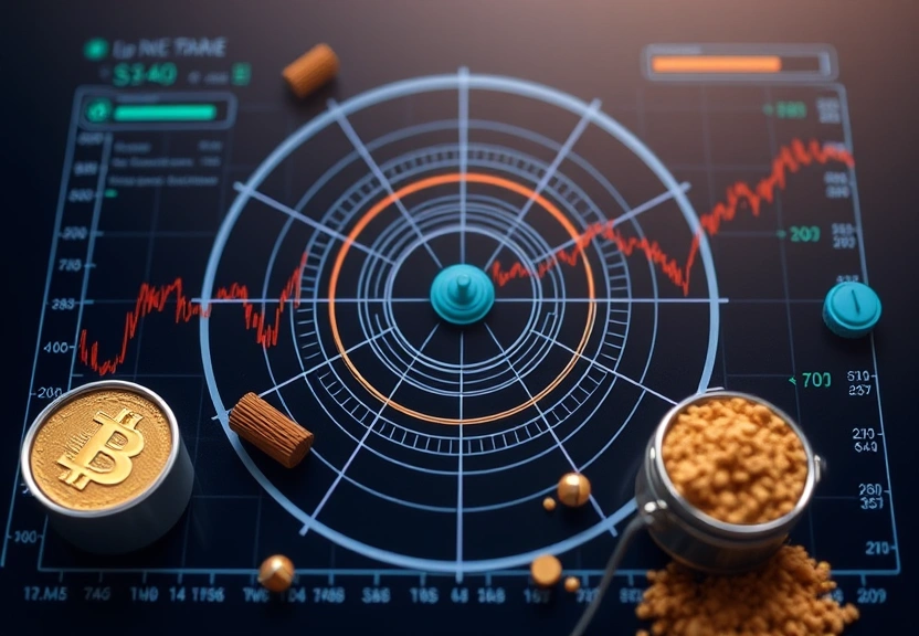 Representação visual de Radar de Commodities: Aproveite as quedas para comprar ouro enquanto se consolida antes da decisão do Fed - 5 ferramentas tecnológicas para aprimorar suas negociações