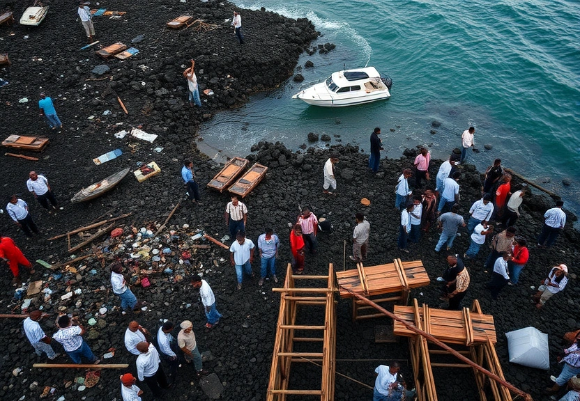 Representação visual de Destruction d'un réseau de traite d'êtres humains à Mayotte : des centaines de victimes entre Madagascar et l'île