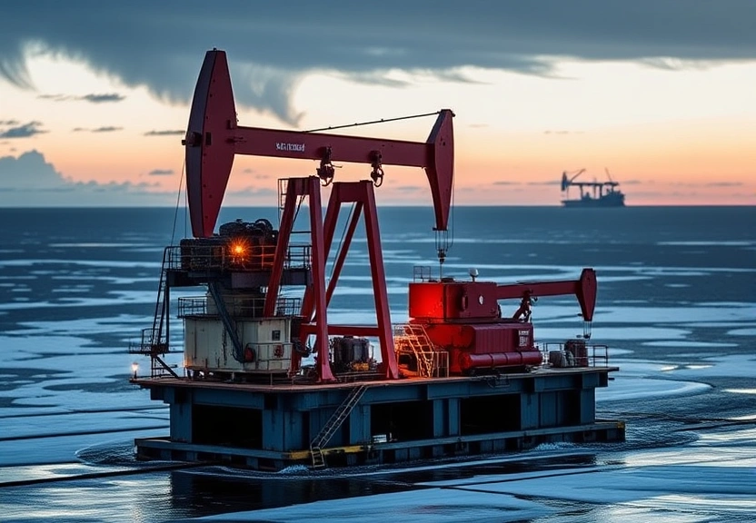 Representação visual de Petróleo em Alta: Incertezas Sobre Oferta Russa Impulsionam Preços