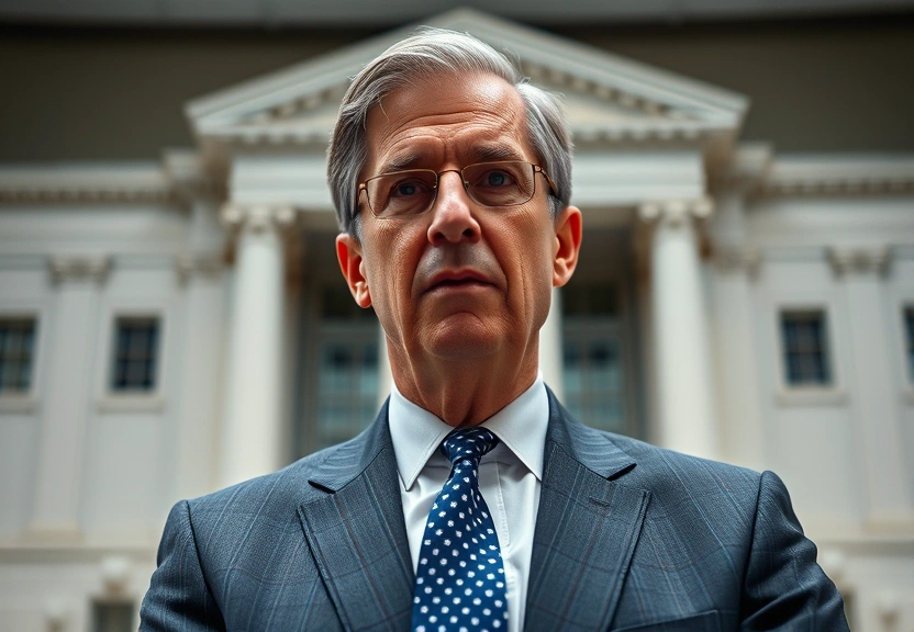 Representação visual de Jerome Powell aconselha cautela nas reduções de juros do Federal Reserve