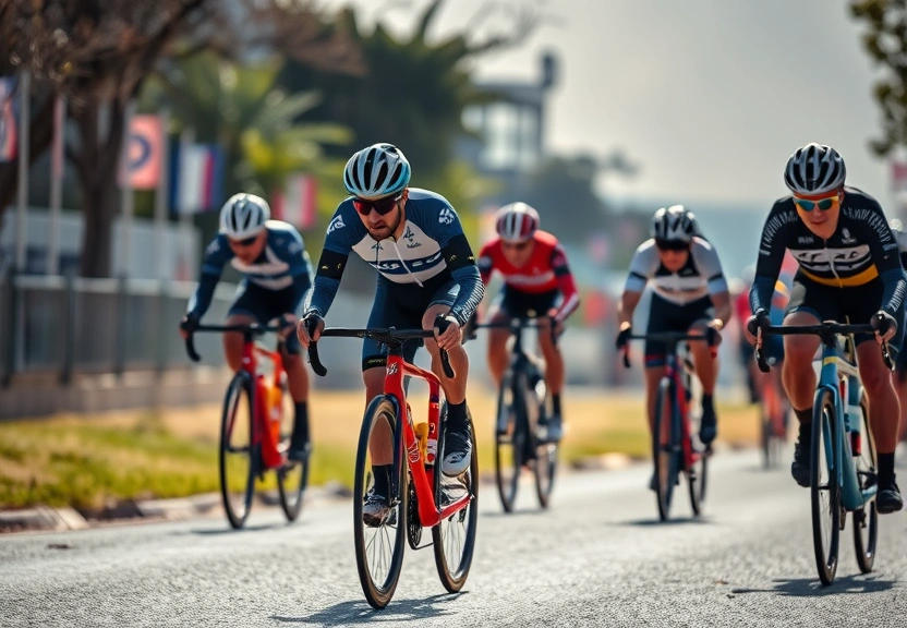 Representação visual de Segurança Aumentada nos Campeonatos Europeus de Ciclismo por Participação de Israel
