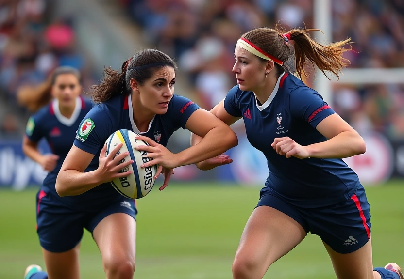 Representação visual de Coupe du Monde Feminina de Rugby: França Perde para a Nova Zelândia e Deixa o Torneio Sem Medalha