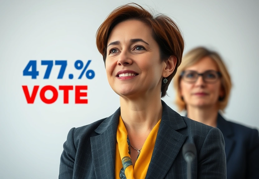 Representação visual de Partido Pro-Europeu de Maia Sandu Lidera Eleições na Moldávia com 47,6% dos Votos