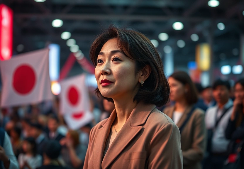 Representação visual de Nikkei amplia rally recorde enquanto o Japão faz história com a primeira mulher como primeira-ministra.