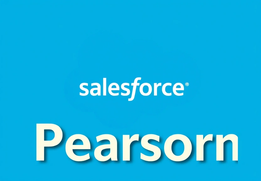 Representação visual de A Pearson será a fornecedora exclusiva de exames Salesforce.