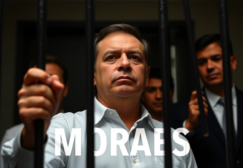 Representação visual de Moraes nega recurso de Jair Bolsonaro e mantém pena de 27 anos de prisão.