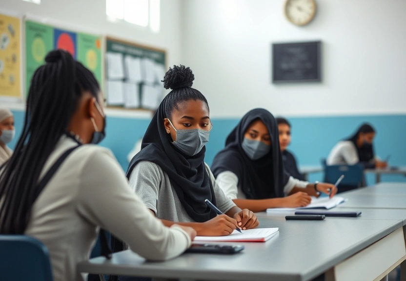 Representação visual de Nigéria: sequestro de alunos em uma escola católica no centro do país