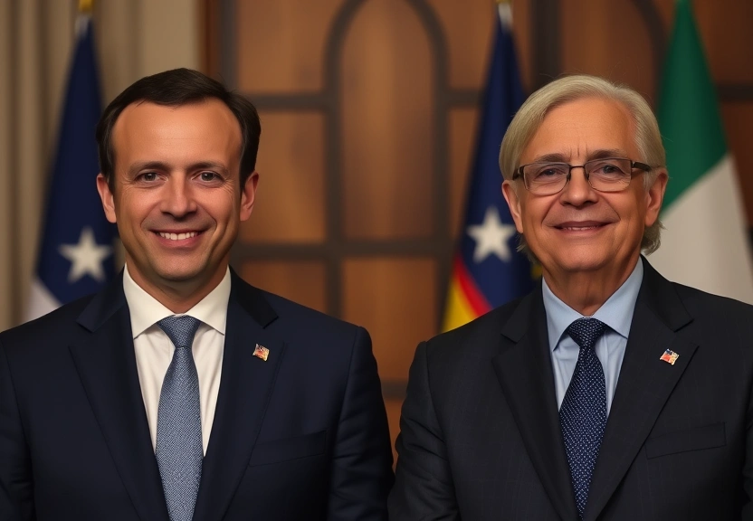 Representação visual de A França vai apoiar Madagascar em seu processo de transição, assegura Emmanuel Macron ao novo presidente malgaxe.