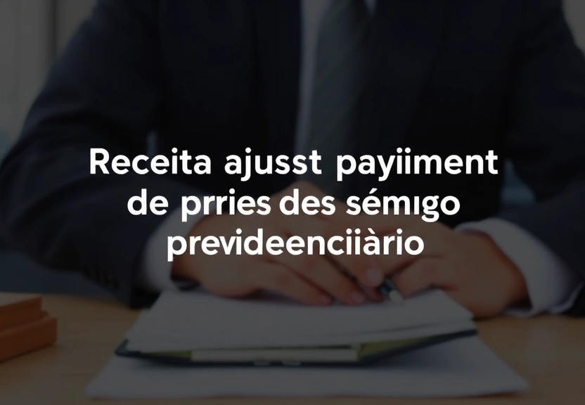 Representação visual de Receita ajusta pagamento de prêmios sem encargo previdenciário