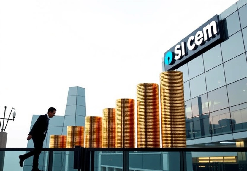 Representação visual de M-cap of six of top 10 most valued firms climbs Rs 63,000 crore; L&T, SBI biggest gainers