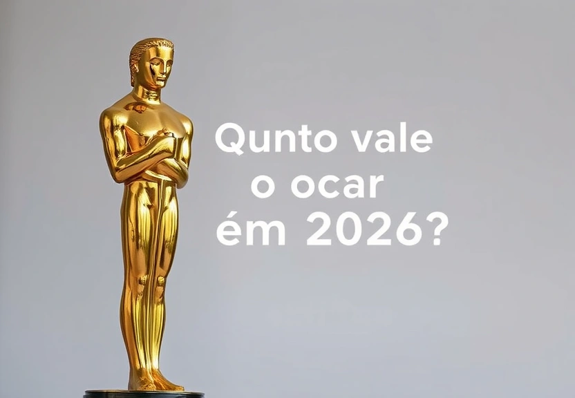 Representação visual de Quanto vale o Oscar em 2026? Descubra o preço da estatueta