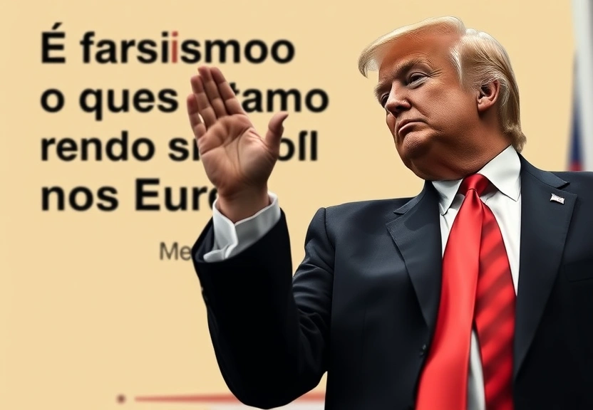 Representação visual de É fascismo o que estamos vendo nos EUA sob Trump?