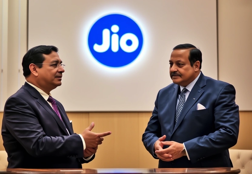 Representação visual de Mukesh Ambani’s mega IPO Reliance Jio is said to set bank fees in line with NSE