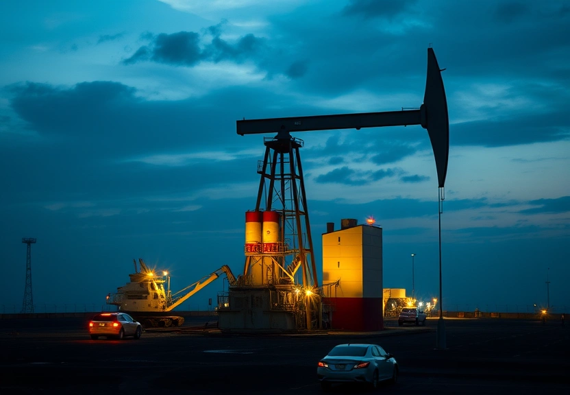 Representação visual de Preço do petróleo volta a superar US$ 100 por barril após Trump anunciar bloqueio de Ormuz