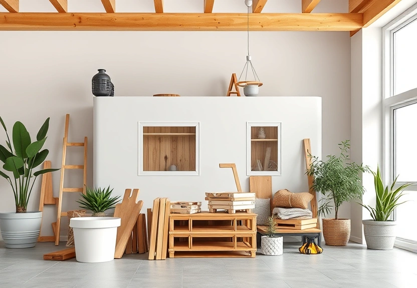 Representação visual de The new word in home construction could be “plastics”