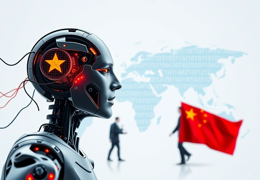Representação visual de China’s AI models have Trump’s AI world at war with itself