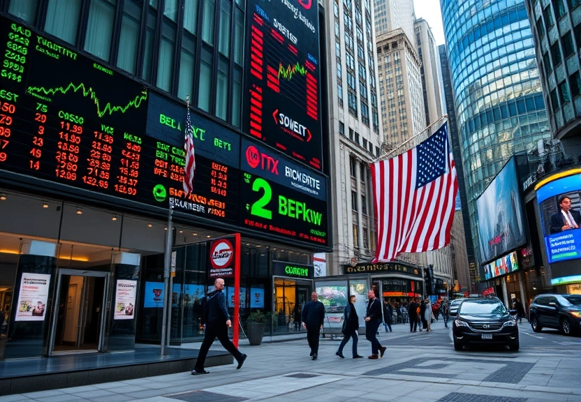 Representação visual de US stocks today: S&P 500 edges down with Iran and earnings season in focus