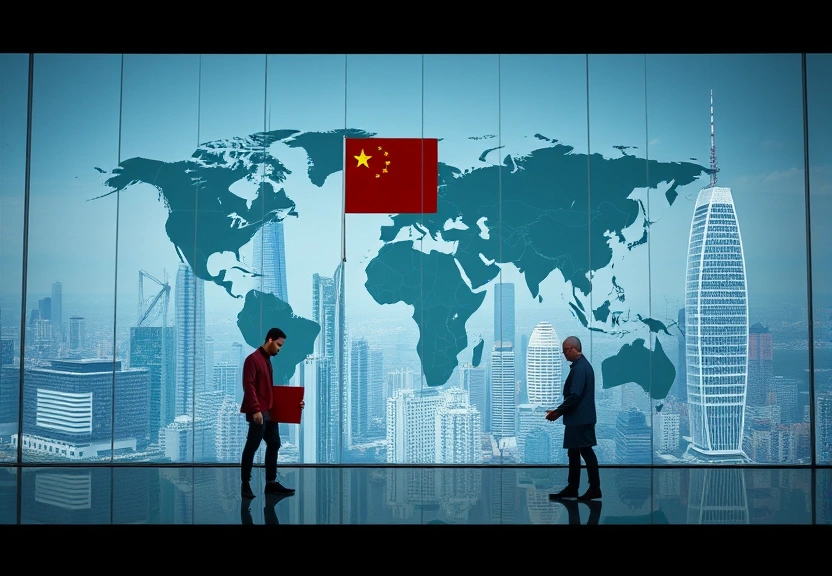 Representação visual de FT/ANÁLISE: Por que o mundo confia mais na China do que nos EUA