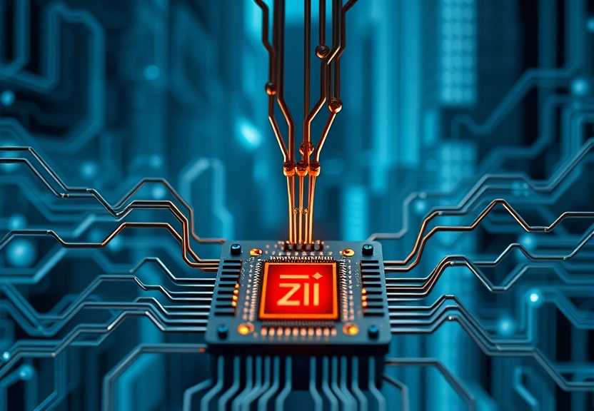 Representação visual de The Download: a chip talent battle, and deflating AI hype