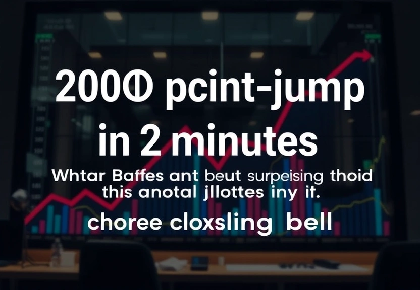Representação visual de 200 point-jump in 2 minutes: Why Nifty made a surprising surge before closing bell