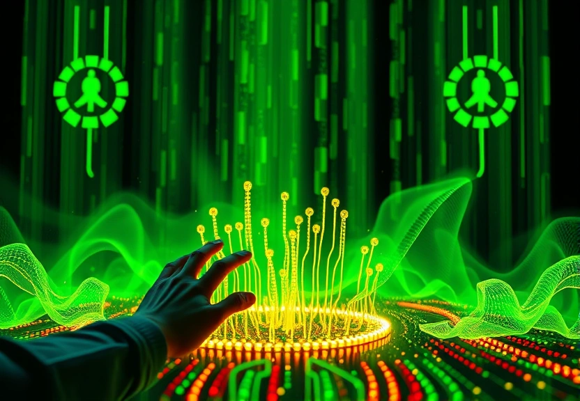 Representação visual de The Download: a censorship conspiracy theory and the first virus created by AI