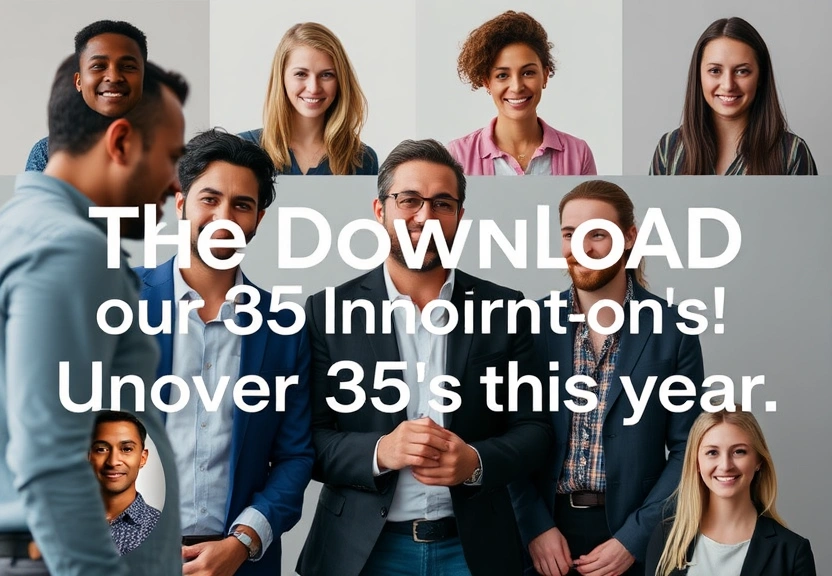 Representação visual de The Download: our 35 Innovators Under 35 this year